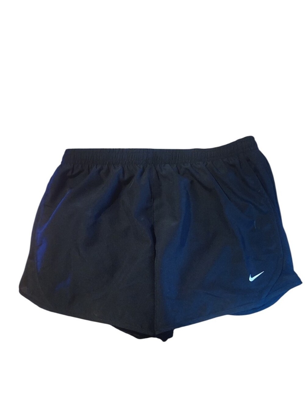 Nike Dri-Fit Kids Black Standard Fit Athletic Running Lined Shorts Size Med